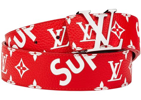 louis vuitton belt supreme|louis vuitton x supreme cartera.